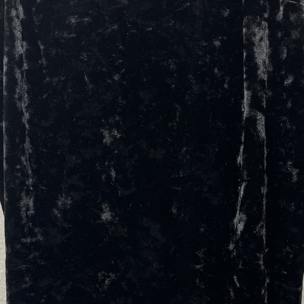 Kimchi Blue Urban Crushed Black Velvet Eyelash Lace Tank Top Size‎ XS Fairygoth - Picture 4 of 9